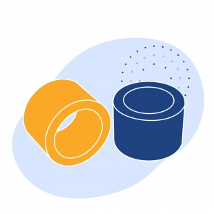 Втулка бронзовая 132 мм БРОФ10-1