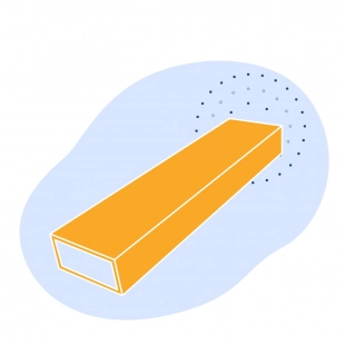 Оцинкованная прямоугольная труба 110х60х6 мм ст10 ГОСТ 8645-68