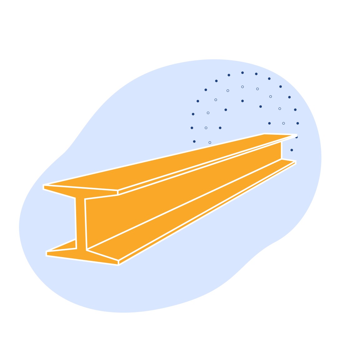 Монорельсовая балка 45М Ст2кп ГОСТ 19425-74