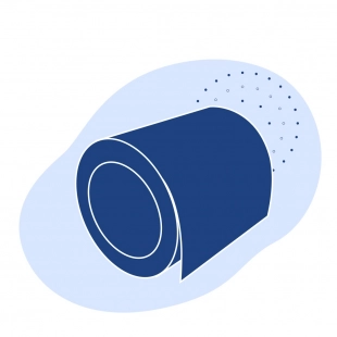 Рулон с полимерным покрытием 0.22 мм ПВХ ГОСТ 34180-2017