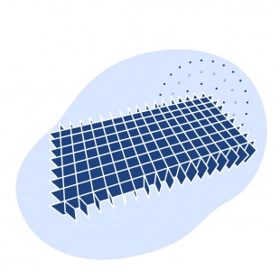 Стальная арматурная сетка 200x200x12 мм 2000x6000 мм А500С ГОСТ 23279-2012