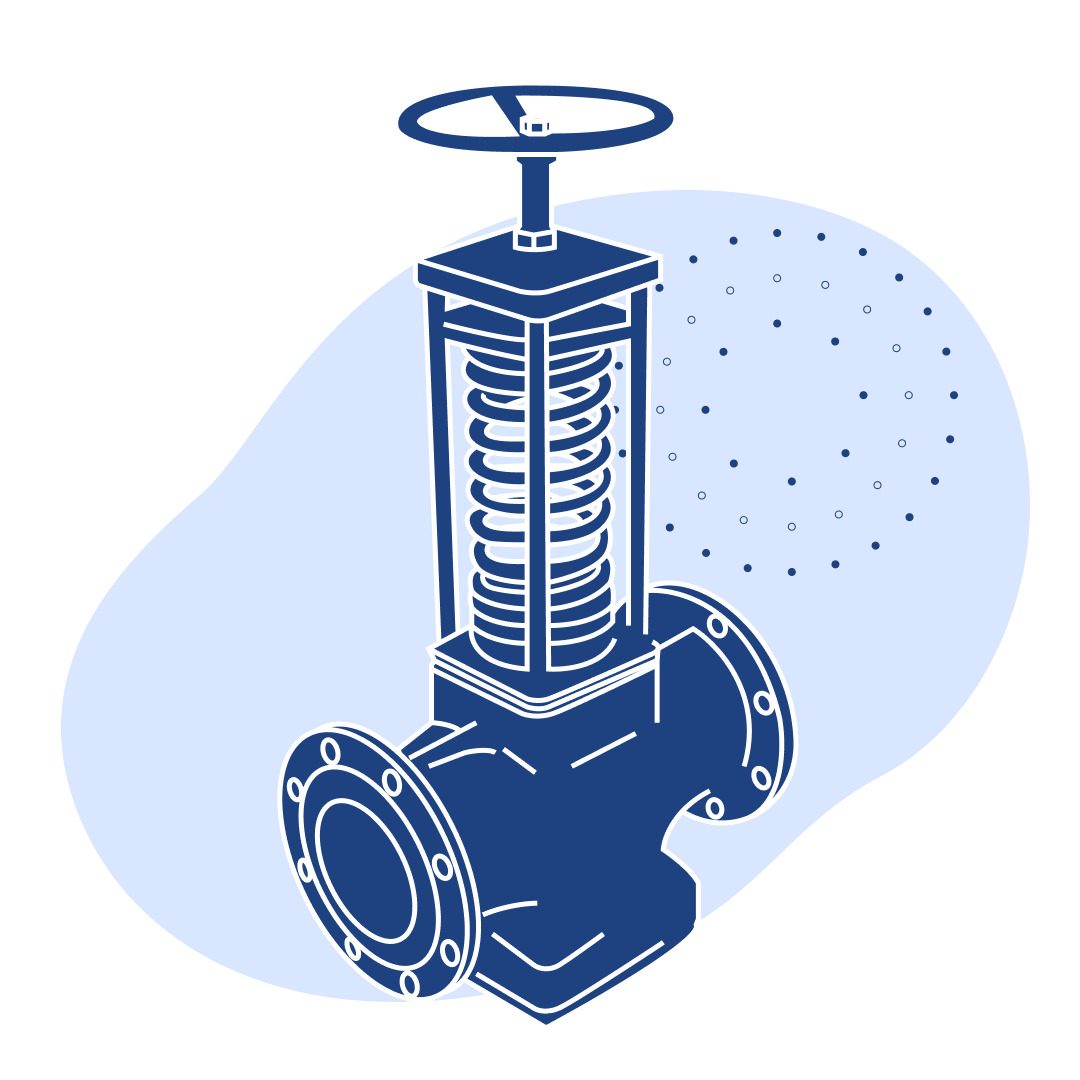 Регулятор давления чугунный фланцевый Ду 80 мм Ру 16 кгс/см2