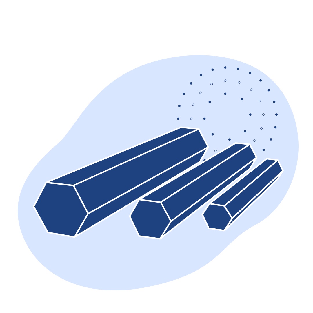 Шестигранник нержавеющий 67 мм AISI 321 ГОСТ 18968-73